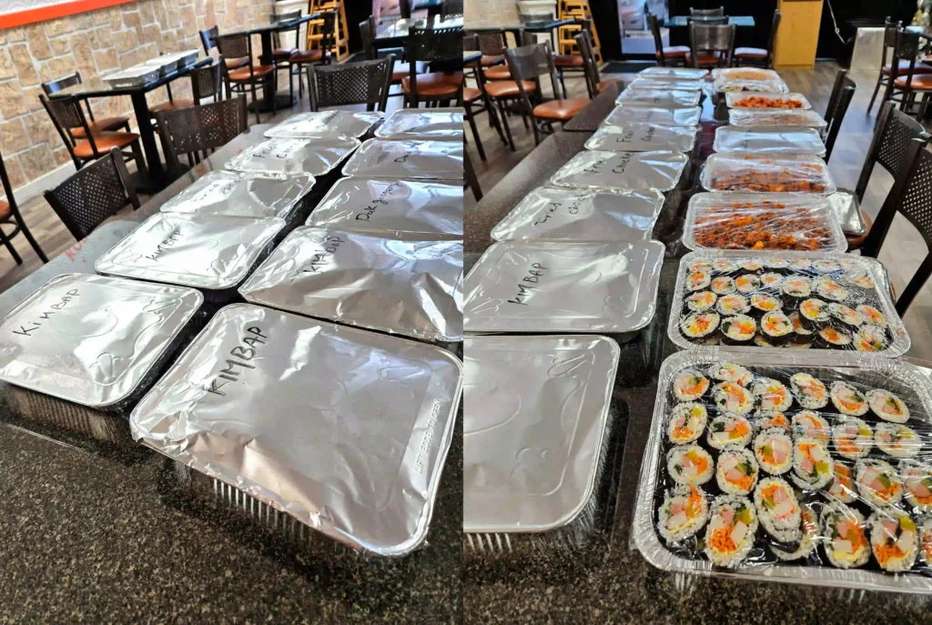 Catering-Menu